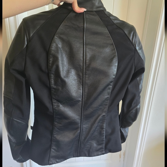 Leather Motorcycle Jacket - Picture 2 of 8